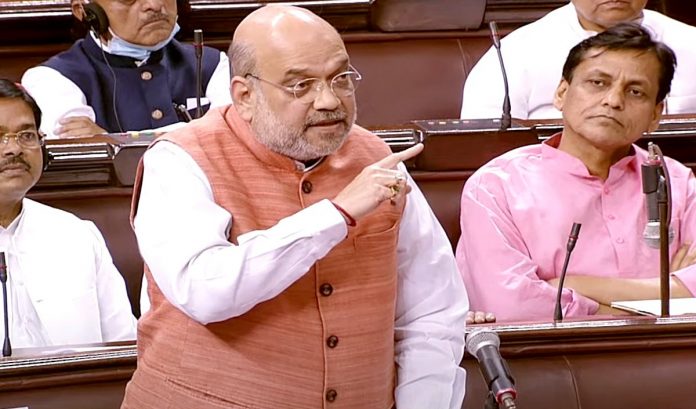 Amit Shah in Parliamaent